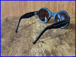 Vintage Emmanuelle Khanh Oversized Thick Acetate Eyeglasses Frame France #477