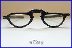 Vintage Eyeglasses Folding Frame Made France from 1950s 1960s Rare Unique Piece