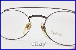 Vintage Eyewear DAVIDOFF 306 650 52-21 Oval Metal Frame Eyeglasses Luxury Rx