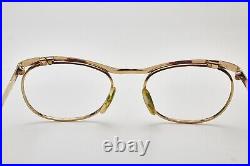 Vintage Eyewear DESIL Gold Plated 20/000 14k 46-22 Frame Glasses France