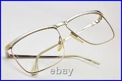 Vintage Eyewear ESSILOR 704-05 Oversize Frame Polished Silver Metal Eyeglasses