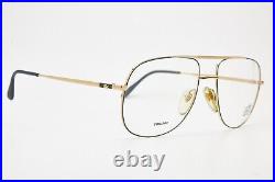 Vintage Eyewear LACOSTE 757 132 60 Pilot Gold/Green Frame Man Eyeglasses Luxury