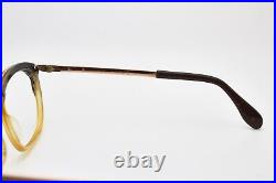 Vintage Eyewear Man METZLER 1/10 12k Half Frame Gold Plated Frame Glasses France
