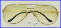 Vintage FRED America Cup Eyeglasses Sunglasses Lunettes Gold Silver Plated Frame