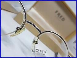Vintage FRED FEROE Platinum Sunglasses Occhiali Brille Lunettes Frame