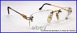 Vintage FRED Lunettes Orcade 179448 Rimless Eyeglasses