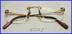Vintage FRED Lunettes Orcade 553117 Rimless Eyeglasses