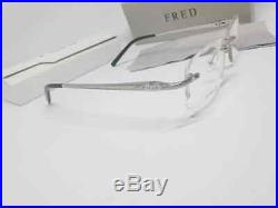 Vintage FRED WINCH 003 Rimless Eyeglasses TITANIUM Frame France NOS