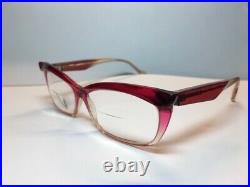 Vintage Face A Face Eyeglasses Frame Ebony 4 3031 Acetate Rouge 50-16-135 31
