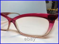 Vintage Face A Face Eyeglasses Frame Ebony 4 3031 Acetate Rouge 50-16-135 31