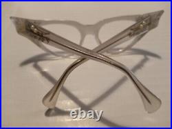Vintage Frame France Cat Eye Eyeglass Frame Pearls/Rhinestones/Sequins