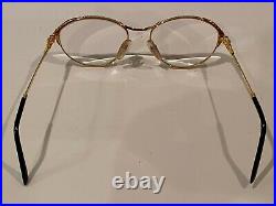 Vintage Fred Goelette 130 Gold & Silver Tone Eyeglasses Made in France