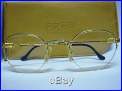 Vintage Fred grand largue Lunettes eyeglasses sunglasses 50/22 France rare used