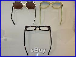 Vintage Givenchy & Leonard HUGE Oversized ELTON JOHN Style Sunglasses Eyeglasses