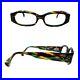 Vintage Glasses Depp Geek FDR 1980’s ALAIN MIKLI frame FRANCE Optical camouflage