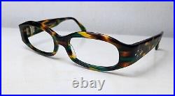 Vintage Glasses Depp Geek FDR 1980's ALAIN MIKLI frame FRANCE Optical camouflage