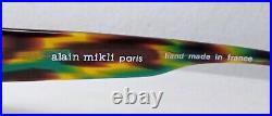 Vintage Glasses Depp Geek FDR 1980's ALAIN MIKLI frame FRANCE Optical camouflage