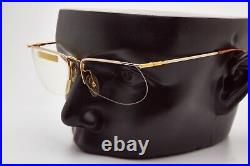 Vintage Glasses LES LUNETTES ESSILOR 085 SteamPunk Gold Eyewear Frame Eyeglasses