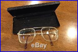 Vintage Gold Mens Monsieur Eyeglasses Frames Daniel 22k Gold Fill Made in France