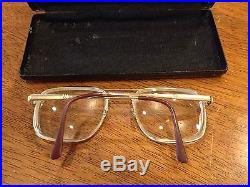 Vintage Gold Mens Monsieur Eyeglasses Frames Daniel 22k Gold Fill Made in France