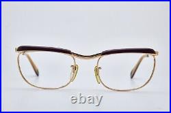 Vintage Gold Plated BOHLER GRANDBAL Eyewear Woman Frame Eyeglasses Man Retro