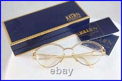 Vintage Gold Plated Henry Jullien Nazca New Eyeglasses Made In France