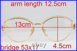 Vintage Gold Plated Henry Jullien Nazca New Eyeglasses Made In France