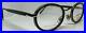 Vintage Gold & Wood By Elce Oval 907.94.16 Rare Unisex Collectors Eyeglasses