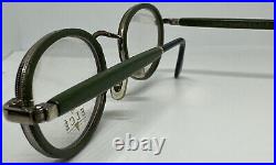 Vintage Gold & Wood By Elce Oval 907.94.16 Rare Unisex Collectors Eyeglasses