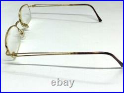 Vintage Henry Julien France Double OR Gold Field Half Frame Glasses Eyeglasses