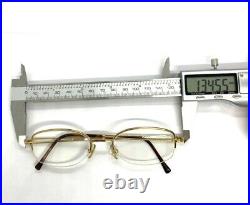 Vintage Henry Julien France Double OR Gold Field Half Frame Glasses Eyeglasses