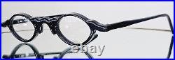 Vintage IDC OPTICAL 980 001 eyeglasses black NEW Plastic Black 40-28-140 FRANCE