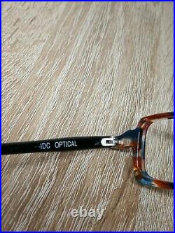 Vintage IDC Optical 979 907 Steampunk Eyeglasses Frame Made In France