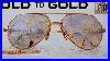 Vintage Italian Sun Glasses Gold Plating Restoration