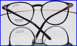Vintage JACQUES FATH PARIS eyeglasses JF 83 NEW Plastic black / Burgundy FRANCE