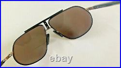 Vintage Jean Claude Killy 470 Aviator Eyeglasses 470 Matte Black & Gold 65mm