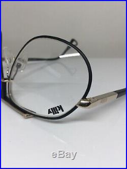 Vintage Jean Claude Killy 470 Aviator Eyeglasses M. 470 Matte Black & Gold 63mm