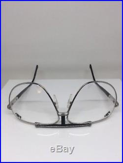 Vintage Jean Claude Killy 470 Aviator Eyeglasses M. 470 Palladium & Ruthenium