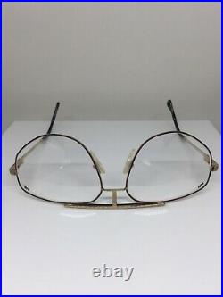 Vintage Jean Claude Killy 498 Aviator Eyeglasses M. 498 C. 049 Tortoise & Gold