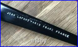Vintage Jean LaFont Paris Olip 719 Gold Black Pink Pearl Oval Eyeglasses Frames