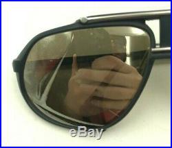 Vintage Killy Carbon Fiber 469 61 004 Dark Blue Aviator Eyeglasses Sunglasses
