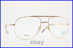 Vintage LACOSTE eyeglasses Tortoise glasses Gold eyeglasses aviator goggles rx