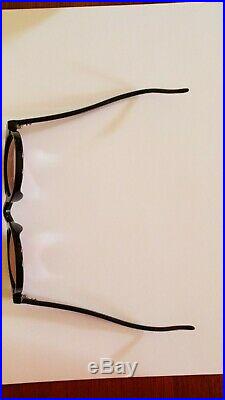 Vintage LA Eyeworks NO Rx Sunglasses Teal Black Round Acetate Manager Eyeglasses