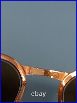 Vintage L'amy Stevan Rectangular Gold Filled Eyeglasses Frame Made France #370