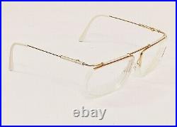 Vintage Logo 006 Faux Bamboo Gold Half Rim Designer Eyeglasses Sunglasses France