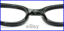 Vintage MID Century Horn Rim Fdr 46-26 Eyeglass Frames Art Deco Made In France
