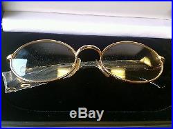 Vintage MONT BLANC Meisterstuck Eyeglasses Frame GOLD/BLACK Mod. 33204 Authentic