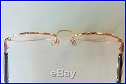 Vintage MONT BLANC Meisterstuck Eyeglasses Frame GOLD/BLACK Mod. 33204 Authentic