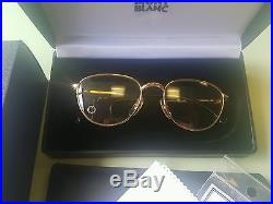 Vintage MONT BLANC Meisterstuck Eyeglasses Frame GOLD/BLACK Mod. 33748 Authentic