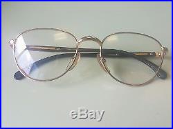 Vintage MONT BLANC Meisterstuck Eyeglasses Frame GOLD/BLACK Mod. 33748 Authentic